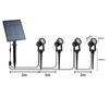 Solar Powered Solar Landscape Lights 4 In 1 Garden Lawn Lamp Decoration Solar Spotlights  Outdoor