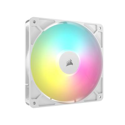 CORSAIR RS140 ARGB PWM 140мм Вентилятор для корпуса ПК с возможностью последовательного подключения, Одинарная упаковка, Белый CO-9050186-WW