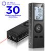 30M Mini Laser Distance Meter USB Rechargeable Infrared Range Finder Digital Laser Tape Measure for Building Measurement & Home