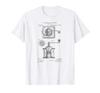 1885 Coffee Mill Grinder Drawing T-Shirt