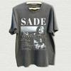 Винтажная футболка 90-х Sade для взрослых Sade Рэп Хип-Хоп 90 Унисекс Футболка S3XL Графическая футболка с коротким рукавом Унисекс Женская Летний Топ с принтом