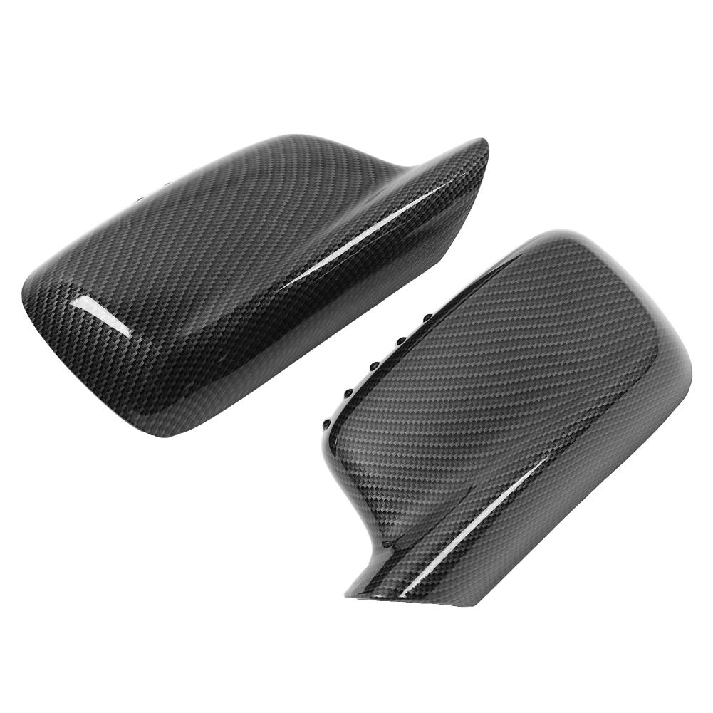 2pcs Rearview Wing Mirror Cover Housing for 3 Series E46 7 Series E66
