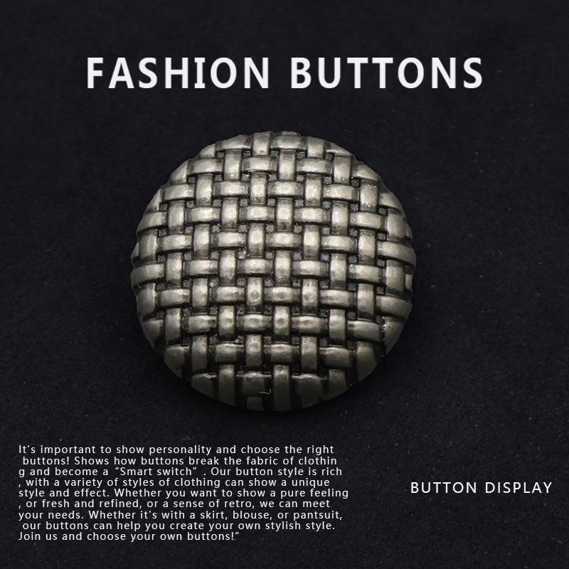 10 шт. металлических пуговиц, изысканное золото в национальном стиле, круглый новый китайский высококачественный свитер, кардиган и большие пуговицы для одежды.