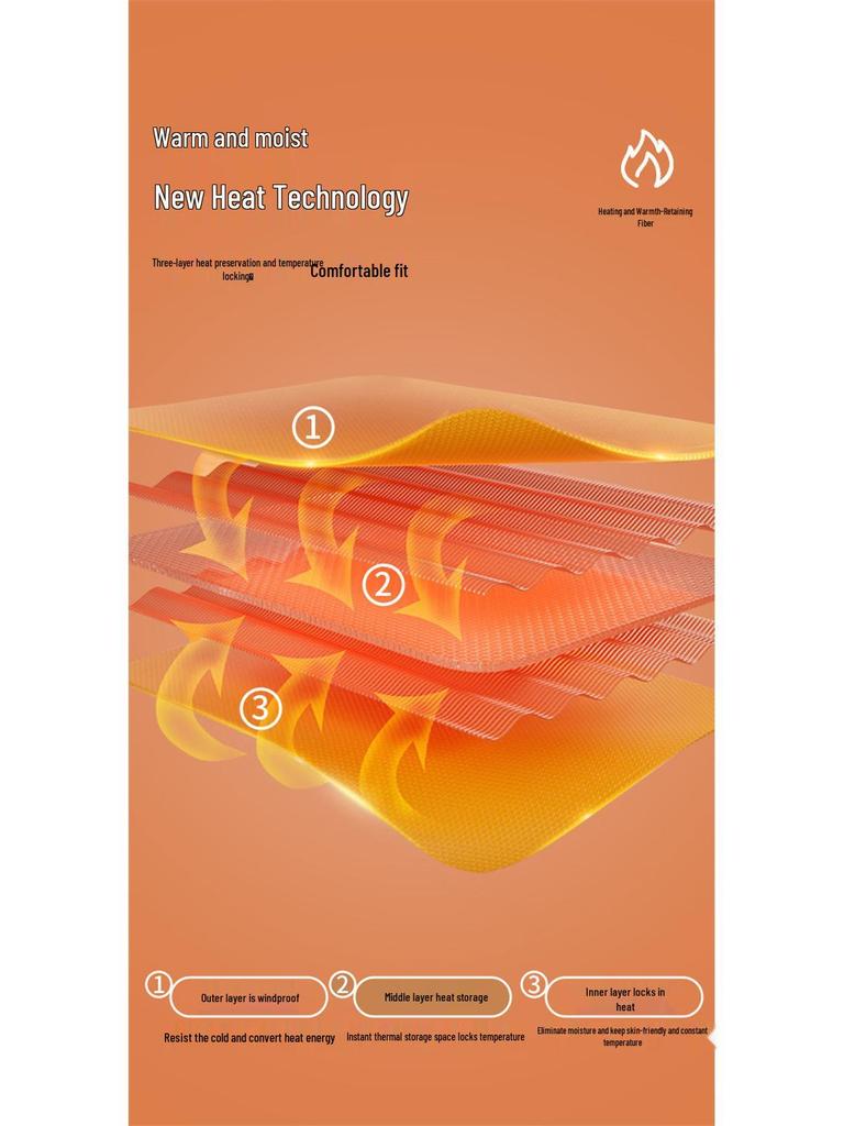 Женский теплый комплект нижнего белья из кашемира и шелка: Двусторонние брюки и топ с начесом для поддержки талии и живота.
