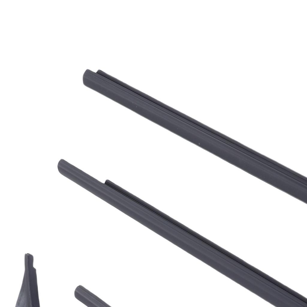 4Pcs Car Window Seal Strip Set Replacement for Mazda BT50 4 Doors 2012-2019 1D00-50-640 Rubber Weather Proof Supplies