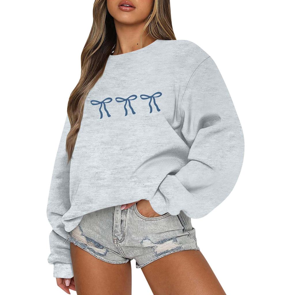 Women's Colorblock Sweatshirt Long Sleeve Round Neck Casual Comfortable Loose Lightweight Women's Sweatshirt