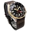 SEIKO 5 SPORTS SKX Series GMT Model Automatic Mechanical Wristwatch Seiko 5 Sports Made In Japan SSK036 Black Brown Leather Overseas Model [Seiko]