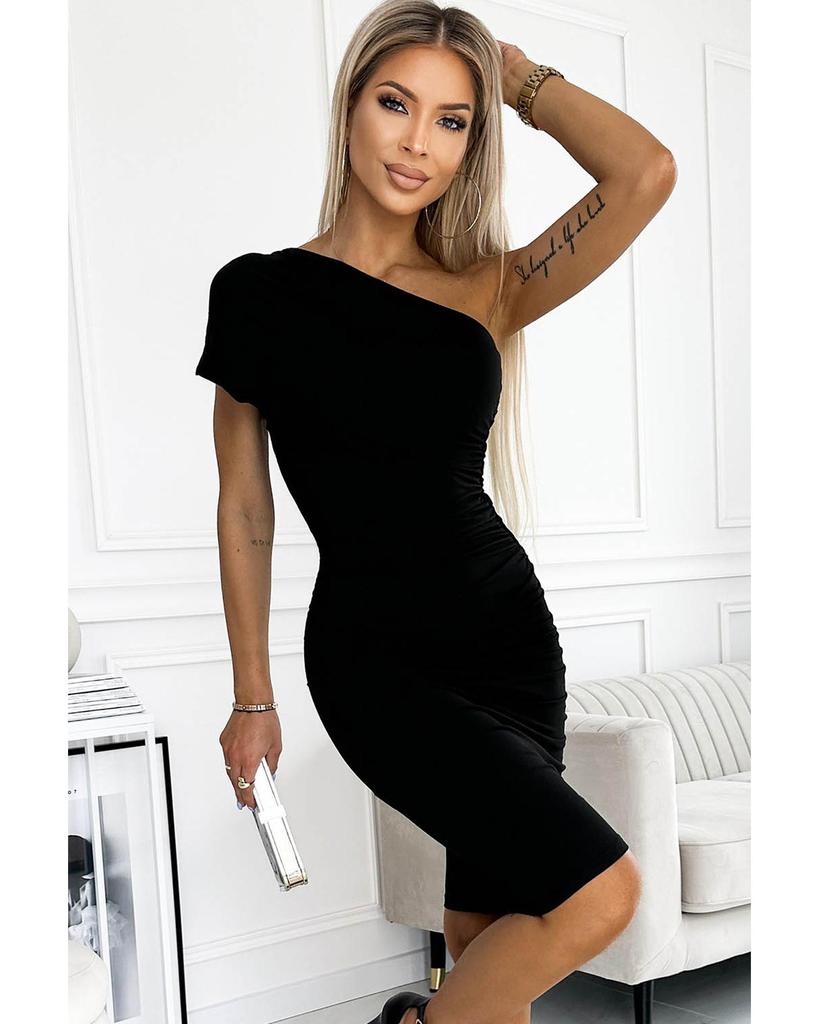 Azura Exchange Облегающее платье с рюшами