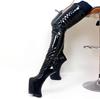 Women High Hoof Heel Boots Platform Zip Over-the-Knee Sexy Fetish Thigh Long Boots