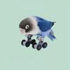 Peony Parrot Toys Training Props Play Tiger Roller Skates Xuanfeng Skates Rollerblades Bird Skill Toys