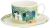 Yamaka Shoten MOOMIN Кофейная чашка Холм Микроволновая печь Муми-тролль Скандинавский день Свадьба Сделано в "Luonto" и Блюдце, Дизайн, Безопасный, Мерчендайз, Стиль, Подарок для мамы,