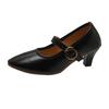 Туфли с острым носком Женские туфли-лодочки Черные балетки Женская обувь Лоферы Повседневные кроссовки Женские Новое платье Слипоны Кожаные танцевальные кроссовки