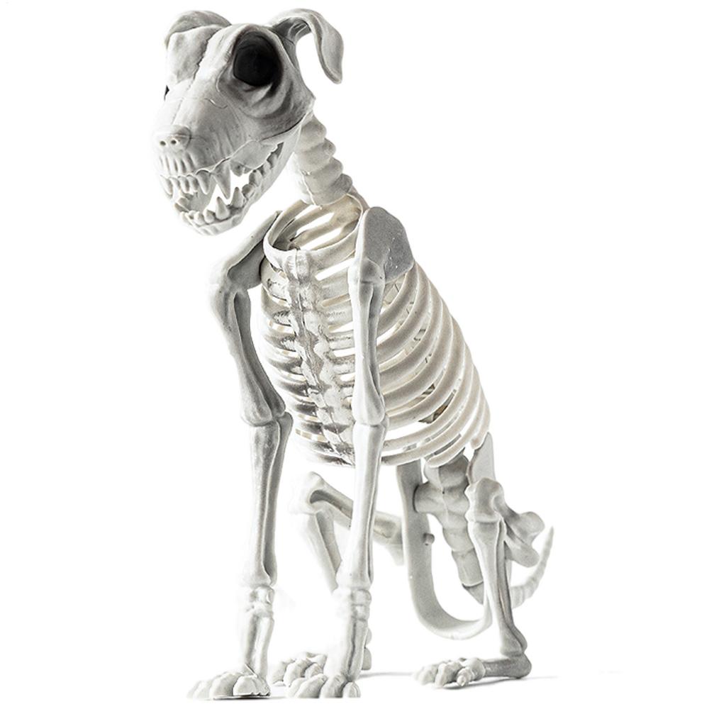 Dog Skeleton Decoration Spooky Skeleton Animal Halloween Puppy Bones Skeleton Decoration for Halloween Indoor Outdoor