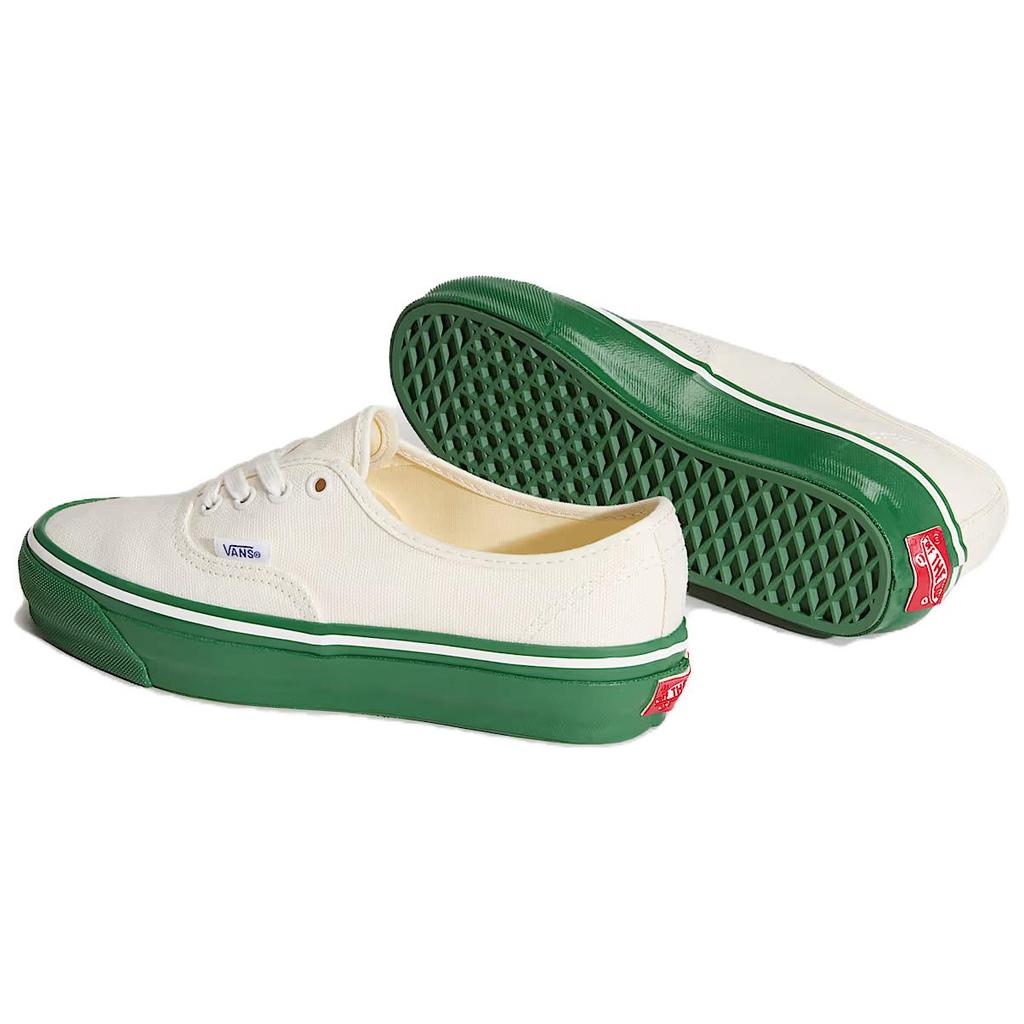 Vans Authentic 44 LX White Green Unisex Sneakers Cream VN000EBNWGR