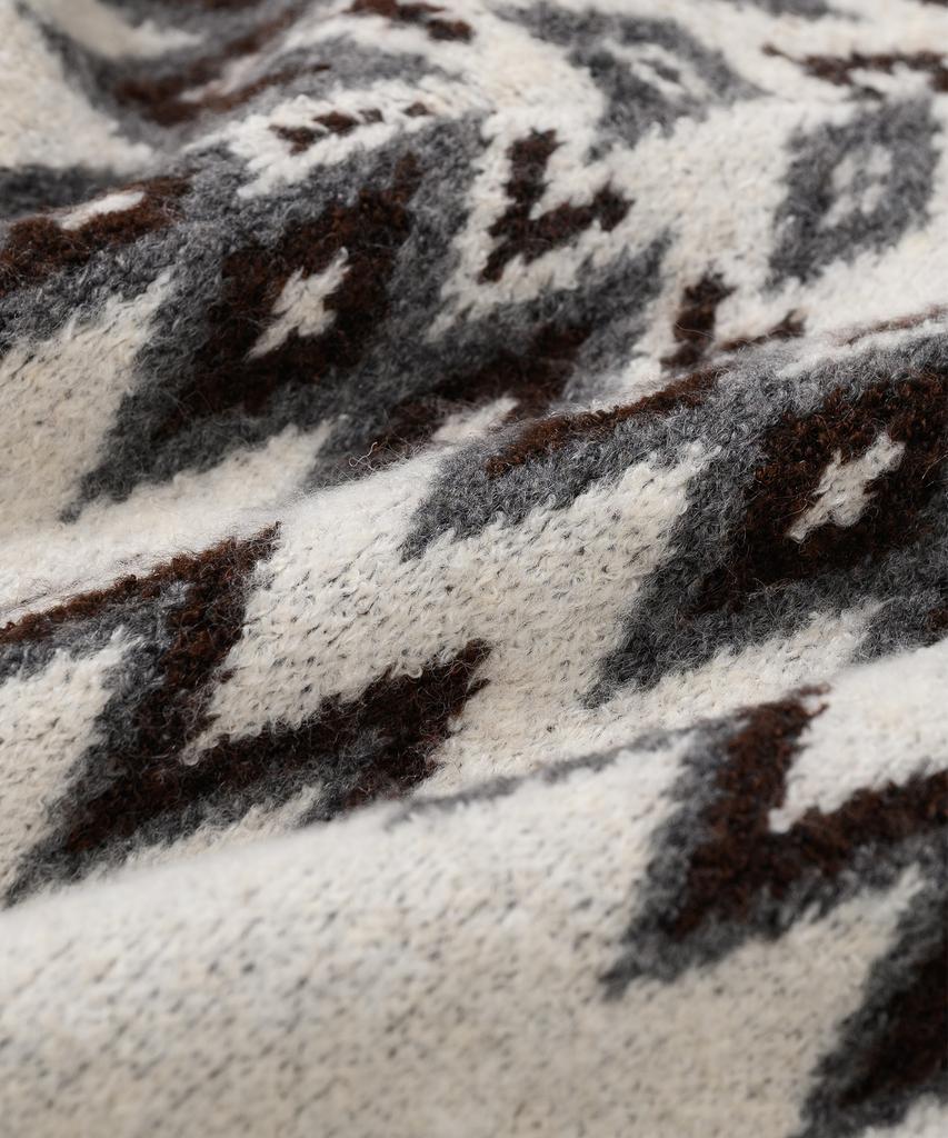 LEFTSEOUL Nordic Pattern Pullover [Ivory]