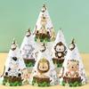 Jungle Animals Party Paper Hats Happy Birthday Party Decoration Kids Safari Animal Wild One Birthday Decor Supplies Baby Shower