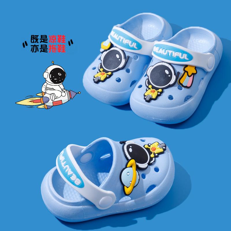 Cute Kids Summer Clogs Non Slip Hole Shoes For Boys Girls Toddler Baby Beach Sandals Lightweight Outdoor Slippers