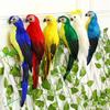 Simulation Parrot Macaw Window Gardening Decoration Bird Foam Feather Big Parrot Home Decoration Creative Feather Lawn Figurine