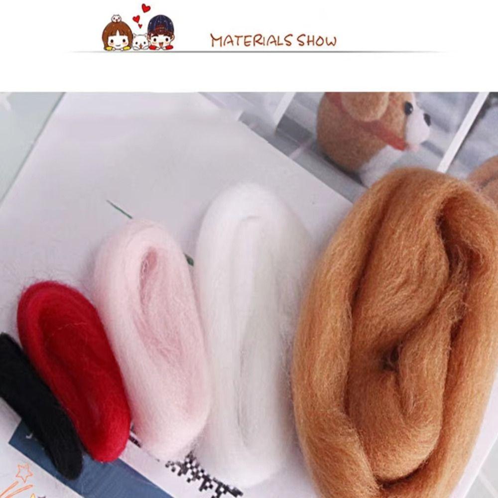 Not Finished Wool Felting Kit Cute Penguin Felting Starter Kit Cute Needle Felting Kit