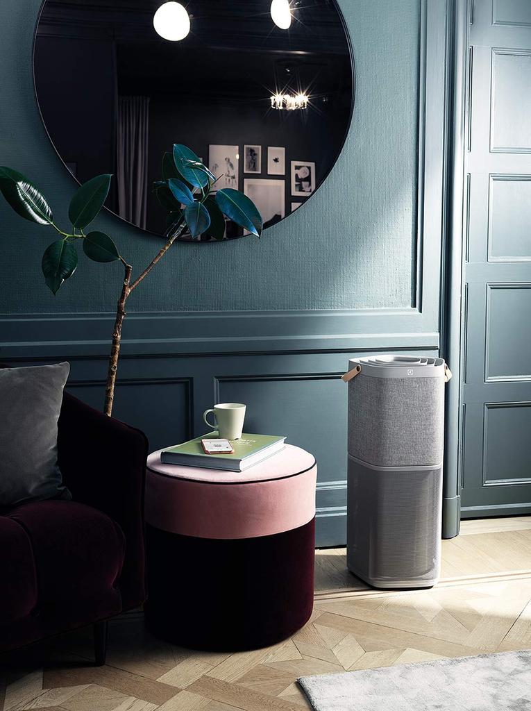 Electrolux Air Purifier Pure A9 Compatible with up to 37 tatami HEPA13 Filter Deodorizing Pollen House Dust Virus PA91-606GY PM2.5