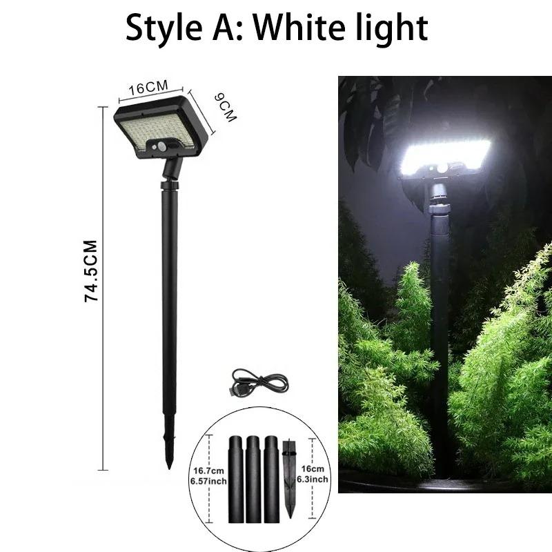 Solar Motion Sensor Lights Outdoor Pathway Lights Garden Light Adjustable Angle Rechargeable for Walkway Driveway Sidewalk Patio