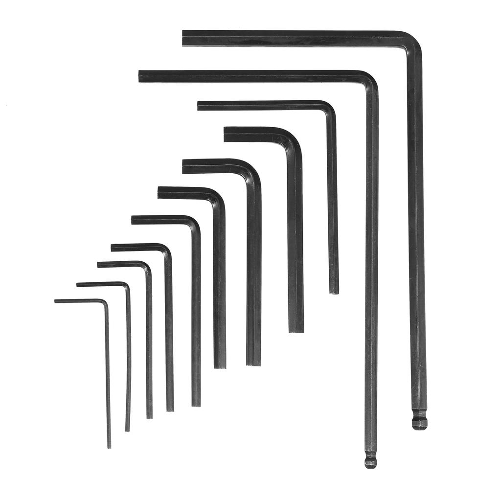 Набор из 11 гитарных ключей, гитарные внутренние шестигранные ключи с удлиненными шарообразными шестигранными ключами 4 и 5 мм, шестигранные ключи