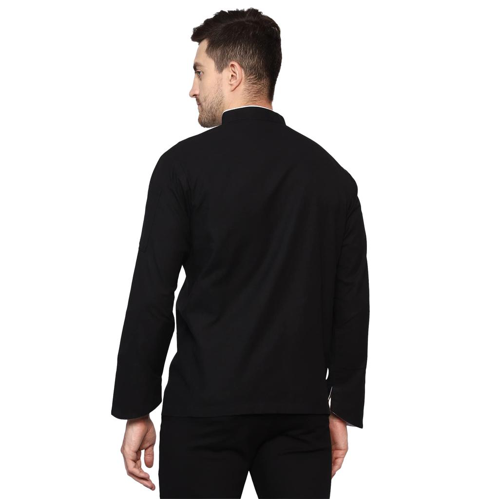 Exner Mens Double-Breasted Chef Jacket