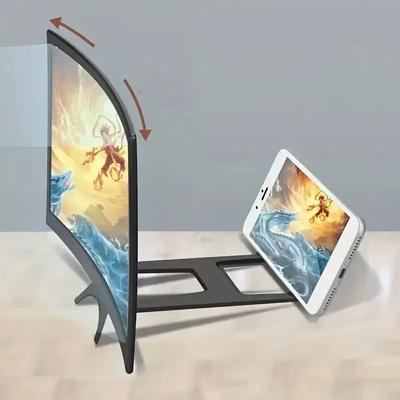 Экран телефона 3D HD лупа фильм видео усилитель держатель увеличитель экран смартфон увеличительный изогнутый экран 12 дюймов