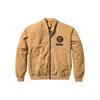 Logo Baseball Collar Waterproof Warm Cotton Jacket Unisex Jacket Light-Wheat A5PWJ-EH3