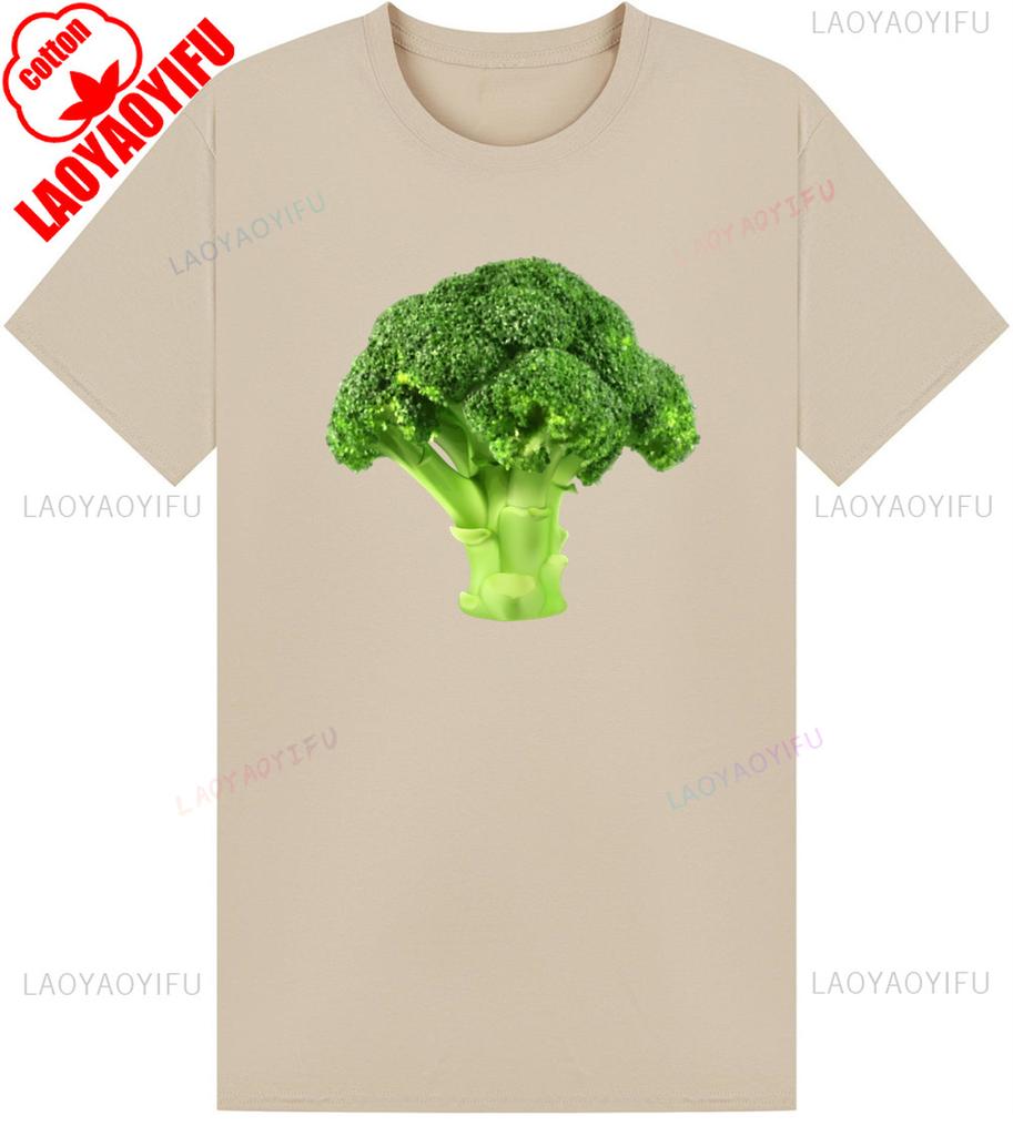 Simplicity Broccoli Tshirt Unisex Unisex Unisex Vegetable Funny Cotton Graphic T Shirts Fashion Streetwear Tops Tee Camisetas