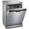 Freestanding Dishwasher SIEMENS SN23HI02ME IQ300 - 14 Place Settings - Induction Motor - W60cm - 42dB - Stainless Steel Grey