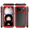 Защитный чехол на все тело 360° Для Iphone 17 Air 16 15 14 13 Plus 12 11 Pro Max 16E 17E Металлический противоударный бронированный чехол повышенной прочности