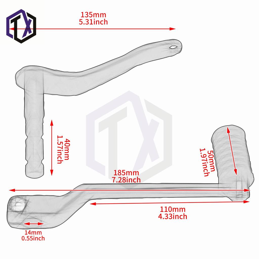 Совместимо с моделями Harley Softail 18+: Fat Boy, Street Bob, Heritage, Breakout - Модифицированные передние и задние рычаги переключения передач пятка-носок