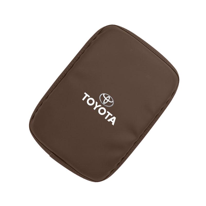 For Toyota 2026 Hot Hub Caps Car Armrest Mat Center Console Leather Protection Cushion For Toyota Gazoo Racing TRD Corolla Yaris