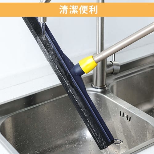 Cleanhome Dry Wiper, Squeegee, Water-Draining Wiper, Glass Wiper, Floor Squeegee, for Cleaning Windows, Walls, Mirrors, Floors, and Ceilings, Foam Rub