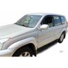 Déflecteurs d'air - J&amp;J AUTOMOTIVE - Toyota Land Cruiser J120 - Fumé - Installation facile - Acrylique renforcé