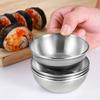 3/6 шт. Нержавеющая сталь Соусница Поднос для подачи закусок Блюда для соуса Тарелки для специй Кухонные принадлежности Тарелки Тарелка для специй