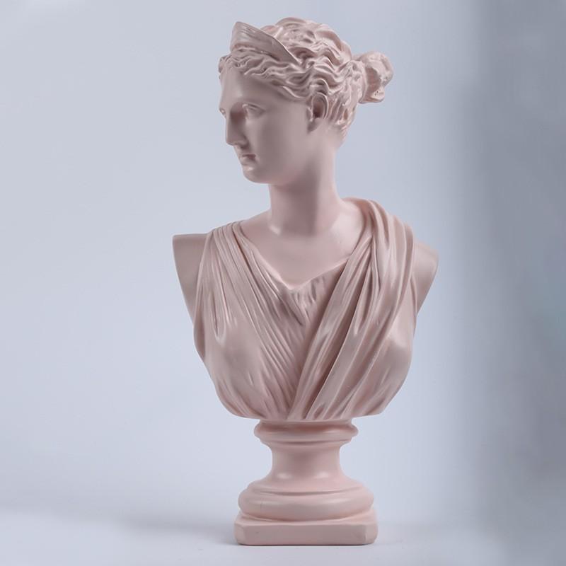 Pink Venus Bust Statue Resin Decor Living Room Home Decoration Gift Housewarming Friends Christmas