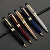 Высококачественная вращающаяся металлическая шариковая ручка 1,0 мм, ежедневная офисная и учебная ручка для подписи