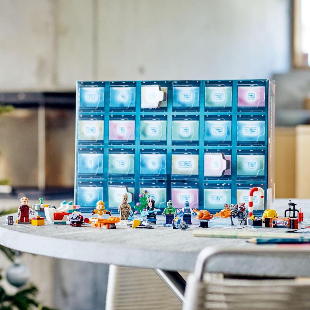 LEGO Супергерои LEGO Marvel Стражи Галактики Адвент Календарь 76231 Игрушечный блок Подарок Супергерой Американские комиксы Праздничная годовщина Мальчики 6