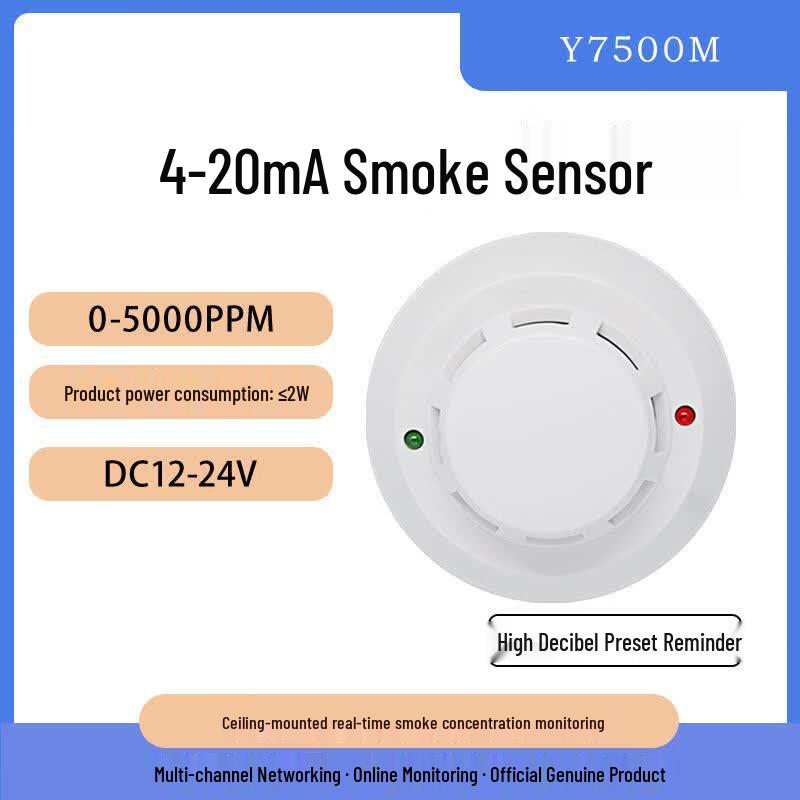 Jundingying Y7500M Ceiling Smoke & Humidity Transmitter