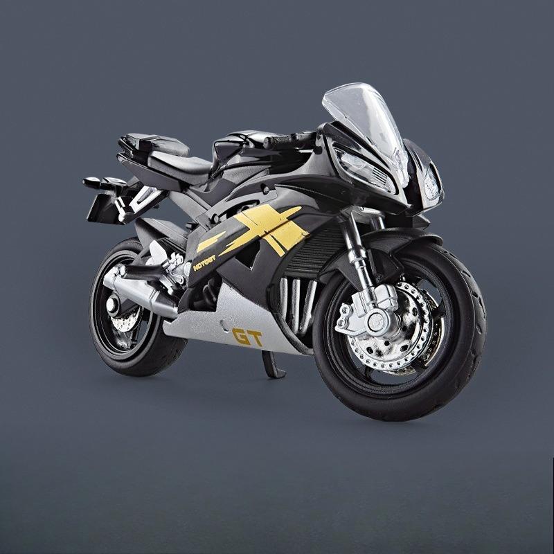 1PC 1:18 alloy motorcycle model Yamaha locomotive ornament simulation toy gift model car