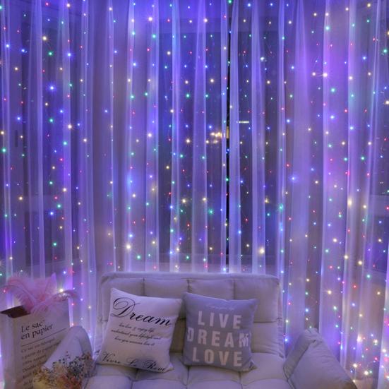 Сказочный светильник низкого давления с питанием от USB, легкий романтический светодиодный звездный мигающий сказочный светильник для сада