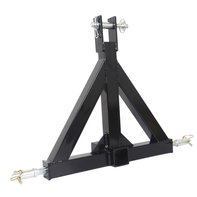 Steel 3point Hitch Receiver Towbar Adapter for Subcompact Tractor with Pins for Industrial Applications