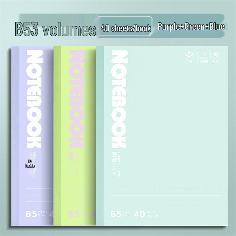 Яркий блокнот в стиле Color Block формата A5/B5 - Идеально для студентов, Мягкая обложка, Не просвечивает, Гладкое письмо