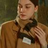 White Project STRIPE PATTERN VIRGIN WOOL MUFFLER [4COLOR]