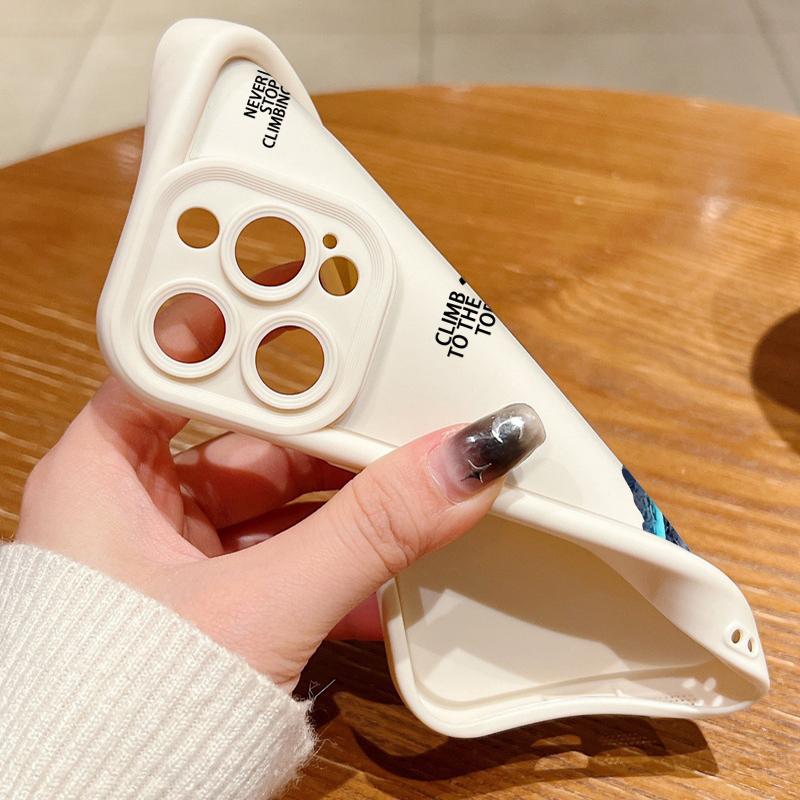 Чехол с узором «Горная вершина» для iPhone 15 16 14 Pro Max 15 16 Plus 11 12 13 Pro 16E XR Противоударный Мягкий ТПУ Чехол для телефона