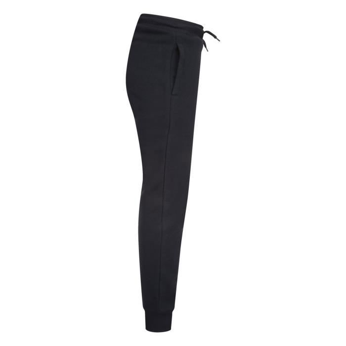 Jogging enfant - Converse - Noir/Blanc - Taille élastique - 2 poches - 60% Coton 40% Polyester