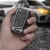 Декоративные накладки 1 комплект Стиль сплав Чехол-оболочка для корпуса брелока автомобиля Для VW Volkswagen Golf 7 MK7 Tiguan MK2 Для SEAT Ateca Leon FR 2
