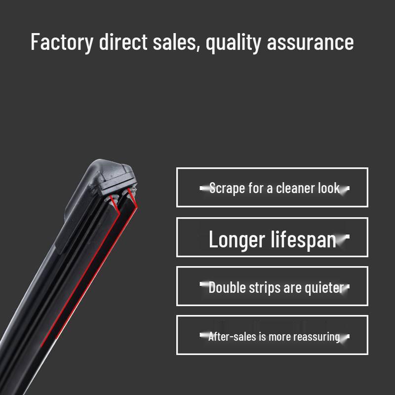 Envix Silent Wiper Blade for 19-21 Models with Bone-Free Design and Double-Layer Rubber Strip